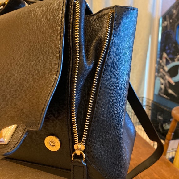 Jenrigo Saffiano Black Handbag - Picture 9 of 13